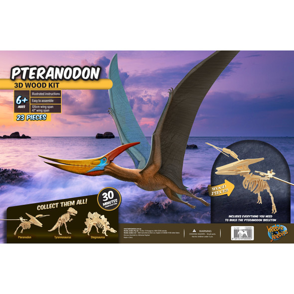 OakridgeStores.com | Heebie Jeebies - Large Pteranodon Dinosaur 3D Wooden Puzzle (HJ-1007) 9341570000092