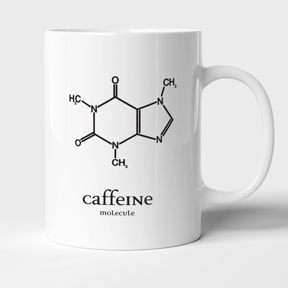 OakridgeStores.com | Heebie Jeebies - Caffeine Molecule Chemical Formula Mug (HJ-2001) 9341570000139