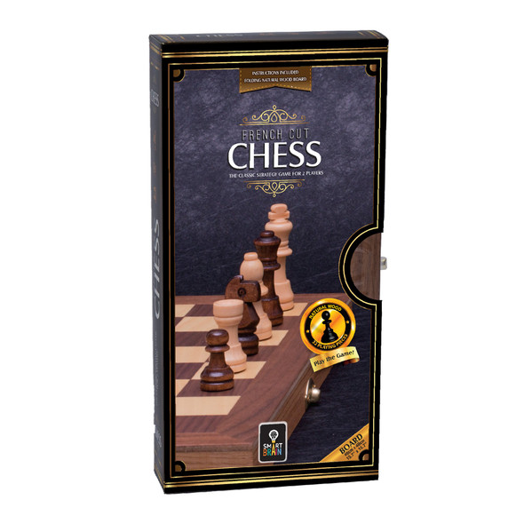 OakridgeStores.com | Heebie Jeebies - Large French Cut Wooden Chess Set 15.7in (SB-1123) 9341570411232