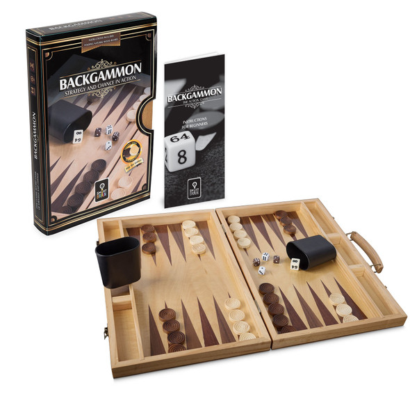 OakridgeStores.com | Heebie Jeebies - Backgammon Wooden Board Game (SB-1125) 9341570411256