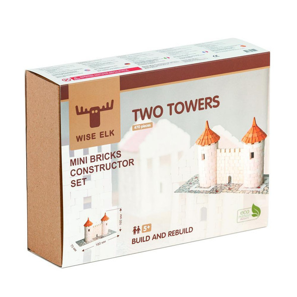 OakridgeStores.com | Wise Elk Two Towers 470 pcs Building Mini Brick Construction Kit (70224-WE)