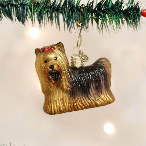 OakridgeStores.com | Old World Christmas - Yorkie Ornament (12151) 729343121516