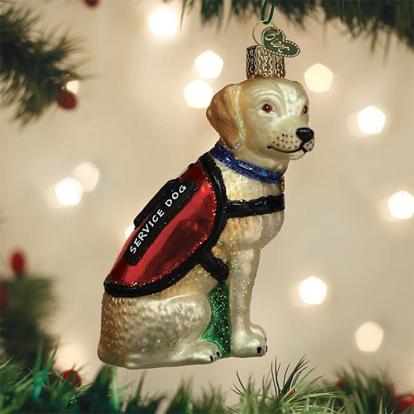 OakridgeStores.com | Old World Christmas - Service Dog Ornament (12547) 729343125477