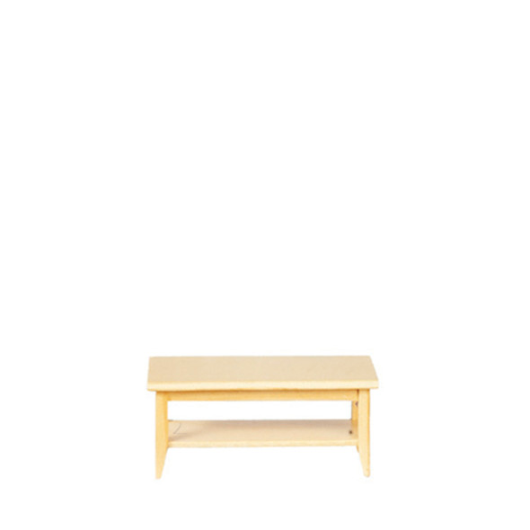 OakridgeStores.com | AZTEC - Oak Rectangle Coffee Table -1" Scale Dollhouse Furniture (T2031)