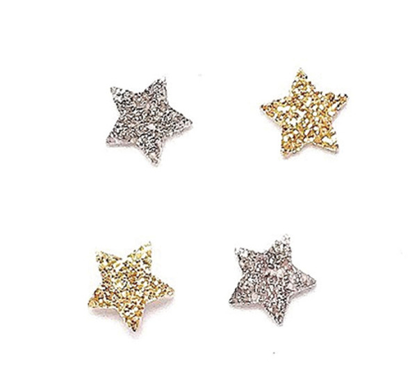 OakridgeStores.com | Creative Little Details - Gold and Silver Stars Approximately 50 qty - 1" Scale Dollhouse Miniature (306)