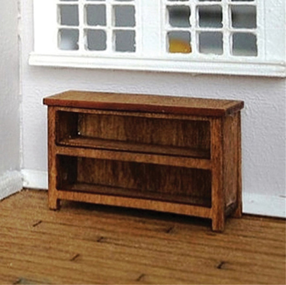 OakridgeStores.com | Small Scale Living - Tanager Short Bookcase Kit 1:48 Scale Dollhouse Furniture (BK003)