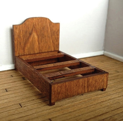 OakridgeStores.com | Small Scale Living - Dowitcher Full Bed Kit 1:48 Scale Dollhouse Furniture (BR005)