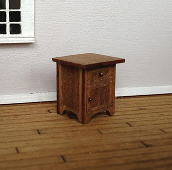 OakridgeStores.com | Small Scale Living - Phoebe Night Stand Kit 1:48 Scale Dollhouse Furniture (BR006)