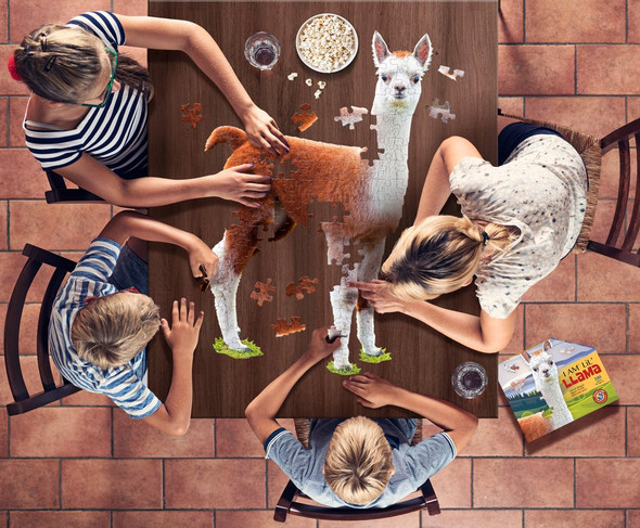 OakridgeStores.com | MADD CAPP - I Am Lil Llama 100 pc Puzzle (4011) 040232318030