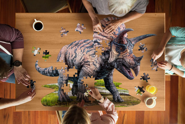 OakridgeStores.com | MADD CAPP - I Am Triceratops 100 pc Puzzle (4015) 040232427619