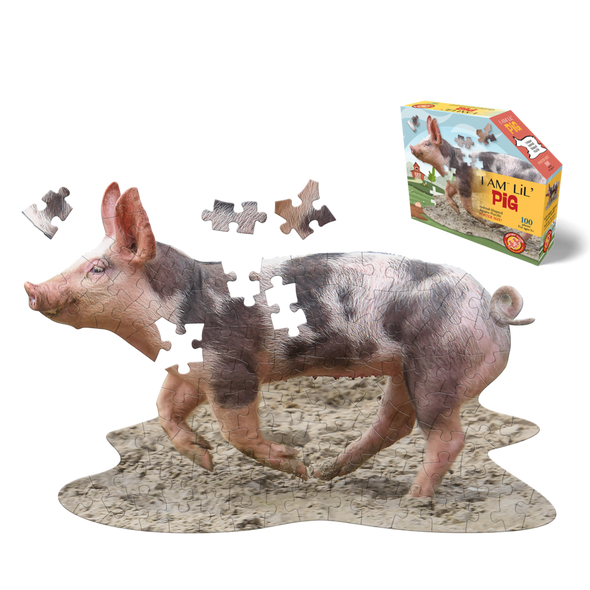 OakridgeStores.com | MADD CAPP - I Am Lil Pig 100 pc Puzzle (4019) 040232569463