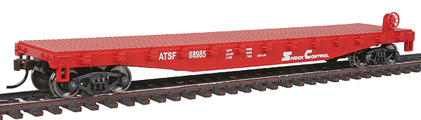 OakridgeStores.com | Walthers - HO Scale Flatcar - Ready to Run - Atchison, Topeka & Santa Fe  (1605) 616374100156