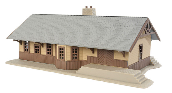 OakridgeStores.com | Walthers - Iron Ridge Station - HO Scale Building Kit (904) 616374116294
