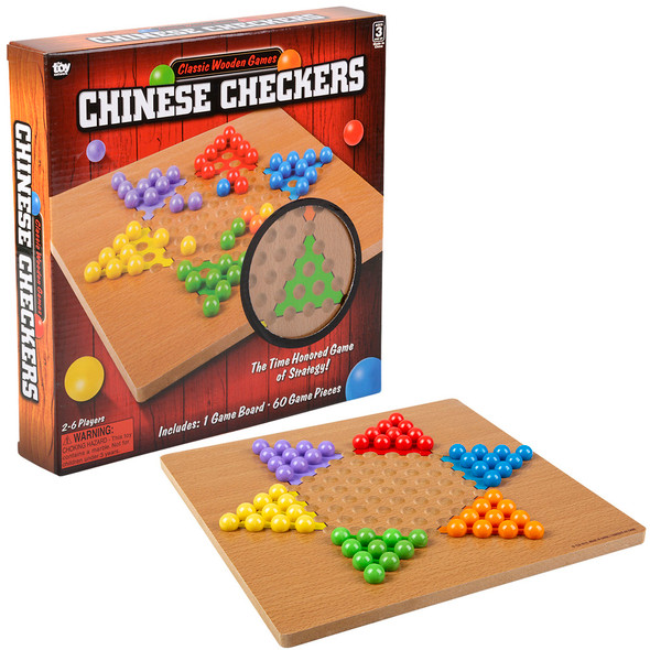 OakridgeStores.com | TN Toys - Wooden Chinese Checkers (TGA-WOCHI) 097138923561