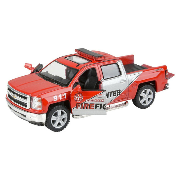 OakridgeStores.com | TN Toys - 5" Die-Cast Pull Back 2014 Chevy Silverado Police And Fire (SOLD EACH) (TVE-CHSPF) 097138927675
