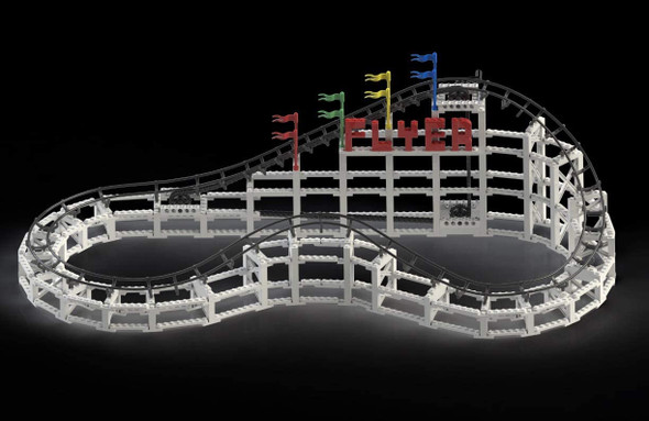 OakridgeStores.com | CDX BLOCKS - FLYER Roller Coaster Construction Set (CDXFLY01) 860053000422