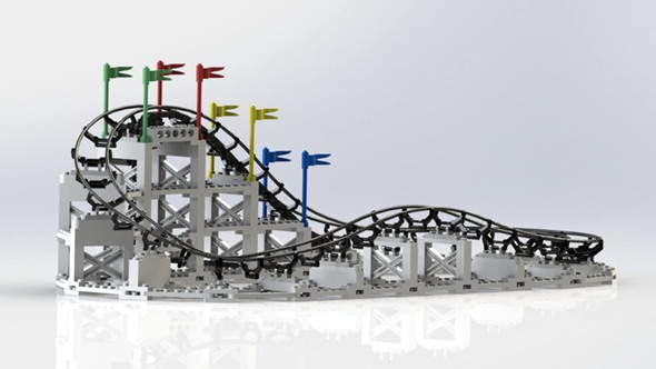 OakridgeStores.com | CDX BLOCKS - LITTLE DIPPER Roller Coaster Construction Set (CDXLD01) 860053000415