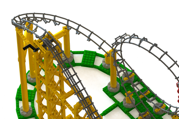 OakridgeStores.com | CDX BLOCKS - SIDEWINDER Roller Coaster Construction Set (CDXSWR01) 860053000439