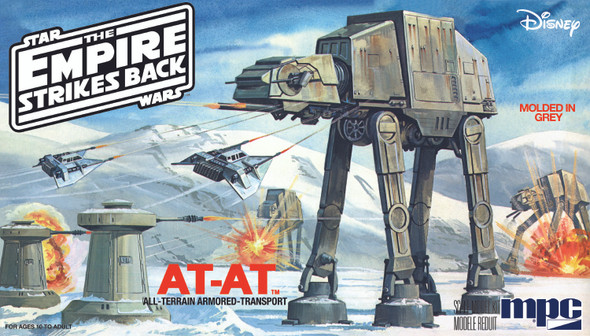 OakridgeStores.com | AMT MPC - 1:100 Scale  STAR WARS: THE EMPIRE STRIKES BACK AT-AT  Plastic Model Space Craft Kit (MPC950) 849398051092