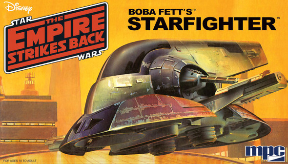 OakridgeStores.com | AMT MPC - 1:72 Scale STAR WARS BOBA FETT'S STARFIGHTER Plastic Model Space Craft Kit (MPC951) 849398051108