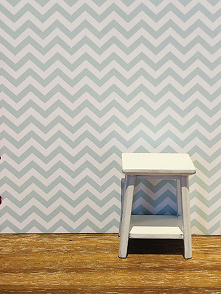 OakridgeStores.com | KC Pictures Soft Teal Chevron Unpasted Wallpaper (3 pcs) (KD6)