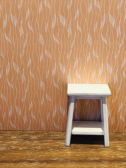 OakridgeStores.com | KC Pictures Orange with White Vines Unpasted Wallpaper (3 pcs) (PT2))