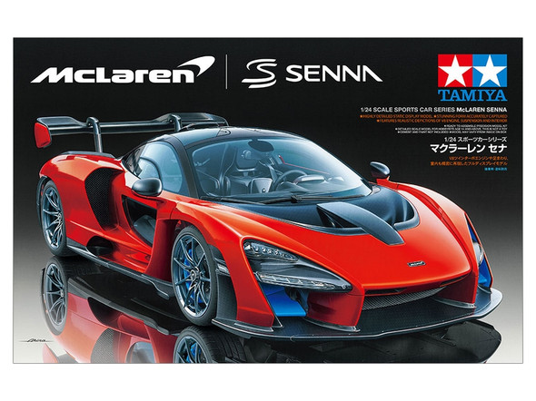 OakridgeStores.com | TAMIYA - 1:24 Scale McLaren Senna Plastic Model Car Kit (24355) 4950344243556