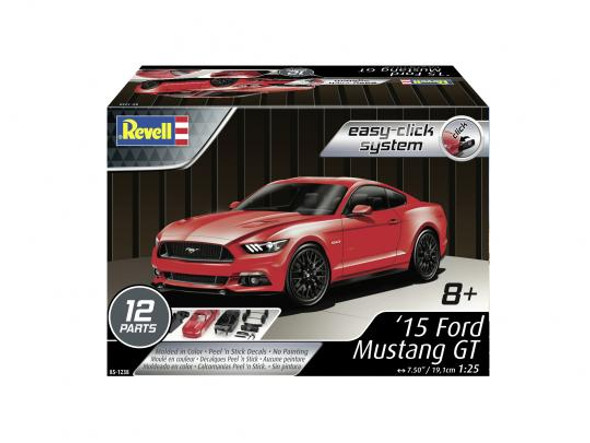 OakridgeStores.com | REVELL - 2015 Mustang GT - Plastic Model Car Kit (1238) 031445012389