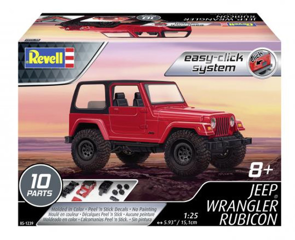 OakridgeStores.com | REVELL - Jeep Wrangler Rubicon - Plastic Model Car Kit (1239) 031445012396