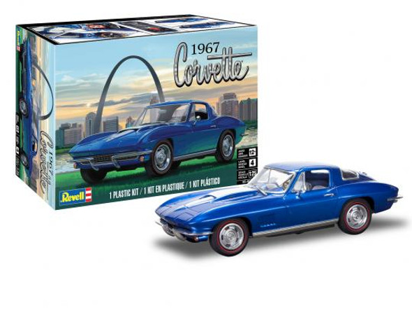 OakridgeStores.com | REVELL - 1967 Corvette Coupe - Plastic Model Car Kit (4517) 031445045172
