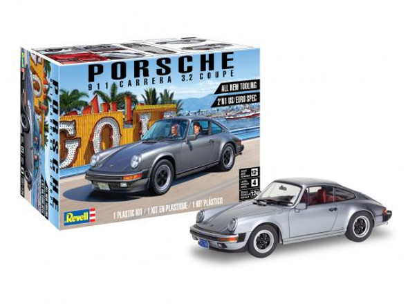 OakridgeStores.com | REVELL - Porsche 911 Carrera 3.2 Coupe 2N1 - Plastic Model Car Kit (4521) 031445045219