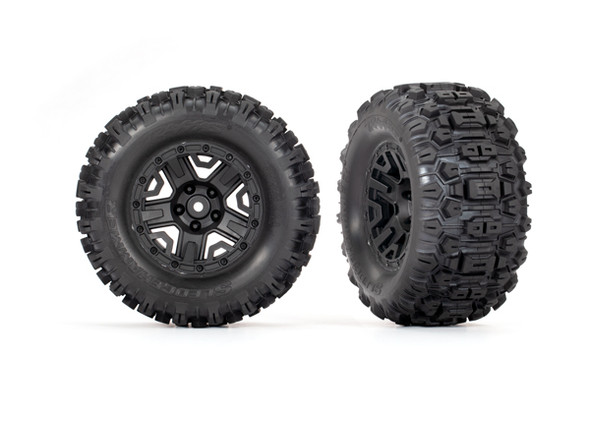 OakridgeStores.com | TRAXXAS - Sledgehammer 2.8" Tires & Wheels for Tires & wheels - 2WD Electric Rear (3778) 020334377807