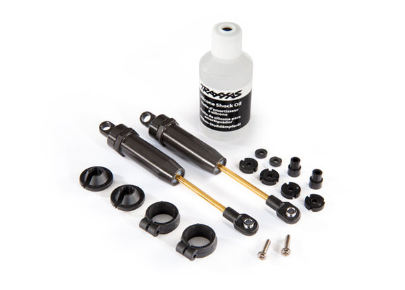 OakridgeStores.com | TRAXXAS - Black X-Long Rear Aluminum Shocks (Springs Not Included) for Rustler, Stampede and Slash (4761) 020334476104