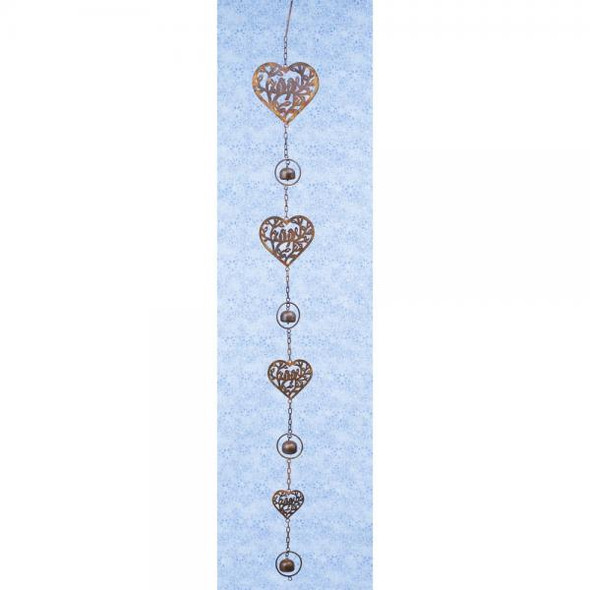 OakridgeStores.com | Ancient Graffiti - Hanging 4 Heart Flamed Finish (ANCIENTAG86093) 638071788376