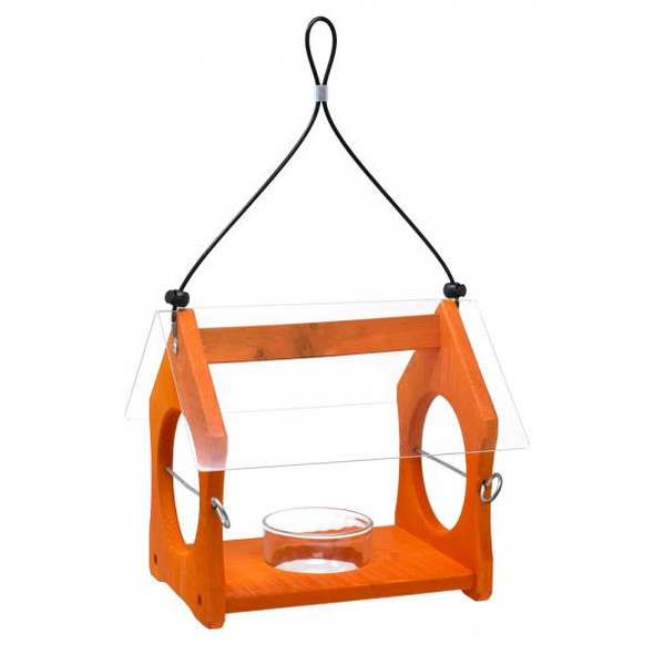 OakridgeStores.com | BACKYARD ESSENTIALS - Oriole Bistro Covered Feeder (BE150) 645194779389