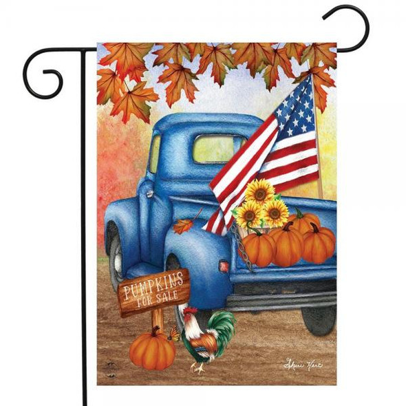 OakridgeStores.com | Briarwood Lane - Autumn Old Days American Garden Flag (BLG01640) 840011627038