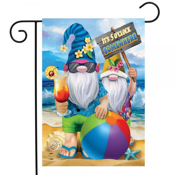 OakridgeStores.com | Briarwood Lane - Summer Gnomes Garden Flag (BLG01697) 840011625911