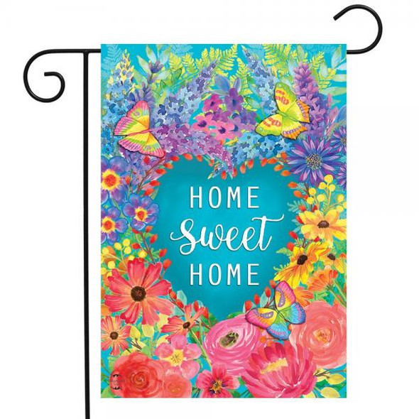 OakridgeStores.com | Briarwood Lane - Floral Home Sweet Home Garden Flag (BLG01821) 840011633206