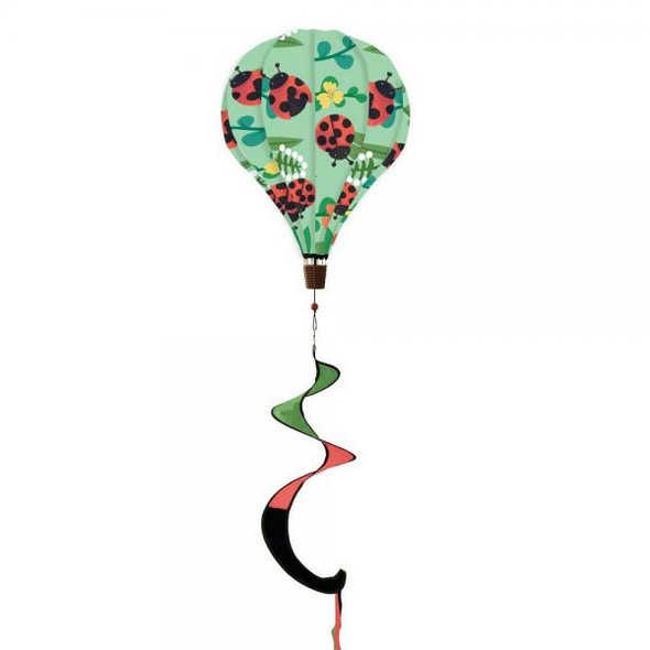 OakridgeStores.com | Briarwood Lane - Deluxe Ladybug Decor Hot Air Balloon Wind Twister (BLW00040) 840011621609