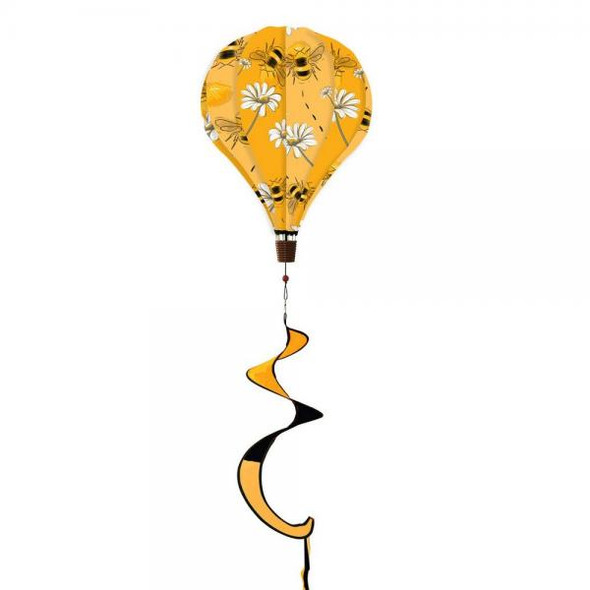 OakridgeStores.com | Briarwood Lane - Deluxe Bumblebee Decor Hot Air Balloon Wind Twister (BLW00044) 840011621647