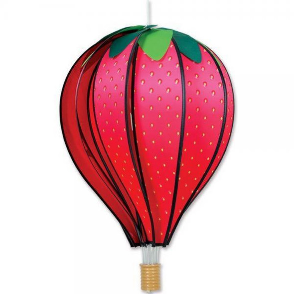 OakridgeStores.com | Premier Designs - Giant Strawberry Hot Air Balloon Wind Spinner (PD25807) 630104258078