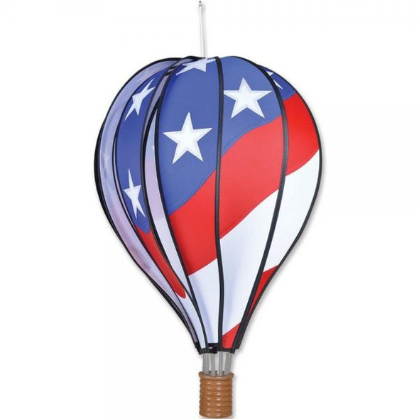 OakridgeStores.com | Premier Designs - Patriotic American Hot Air Balloon Wind Spinner (PD26409) 630104264093