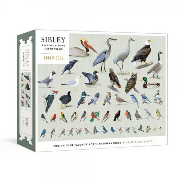 OakridgeStores.com | Random House - Sibley Backyard Birding 1000 Piece Jigsaw Puzzle (RH0593233528) 9780593233528