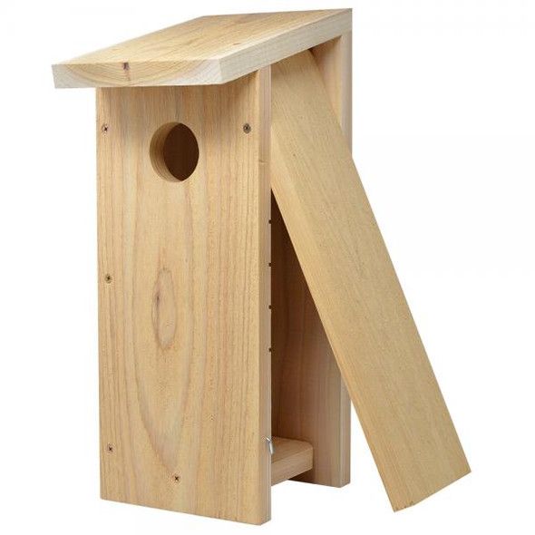 OakridgeStores.com | Songbird Essentials - Flicker (Woodpecker) Bird House - Cedar (SE576) 645194021938