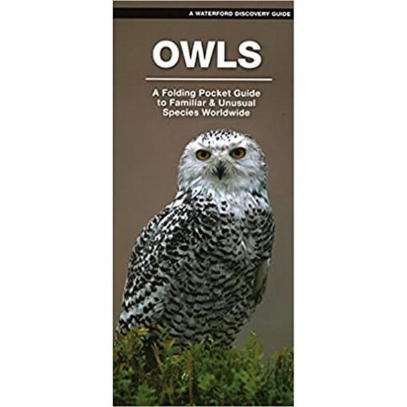 OakridgeStores.com | Waterford Press - Owls: A Folding Pocket Guide to Familiar Species Worldwide - Book (WFP1620054772) 9781620054772