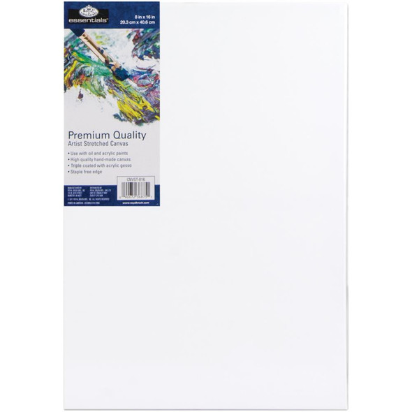 OakridgeStores.com | ROYAL BRUSH - essentials Premium Stretched Canvas - 8"X16" (CNV816) 090672368751