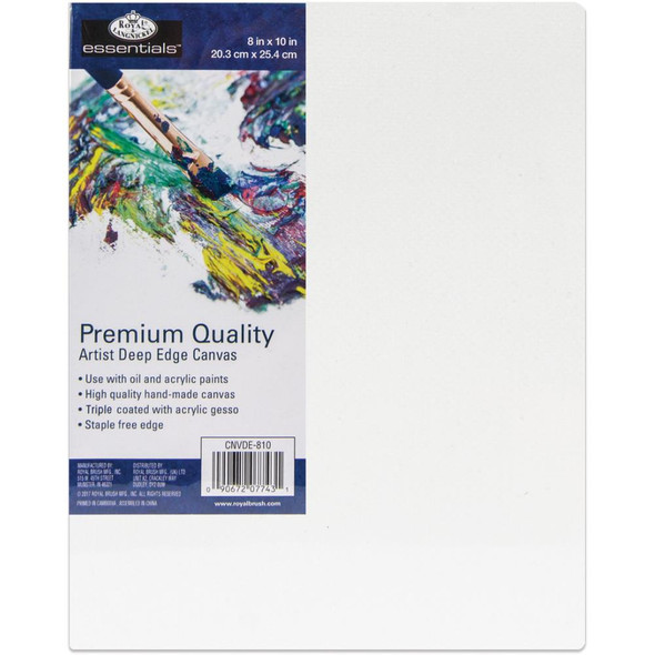 OakridgeStores.com | ROYAL BRUSH - essentials Premium Gallery Style Deep Edge Canvas - 8"X10" (CND810) 090672077431