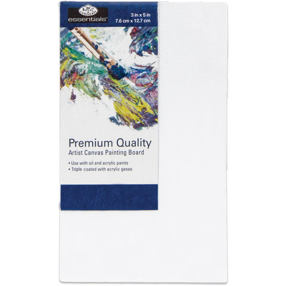 OakridgeStores.com | ROYAL BRUSH - essentials Premium Canvas Board - 3"X5" (CNB35) 090672368812