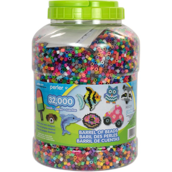 OakridgeStores.com | Perler - Fused Beads - 32,000 per Barrel - Multicolor (80-17016) 048533170166