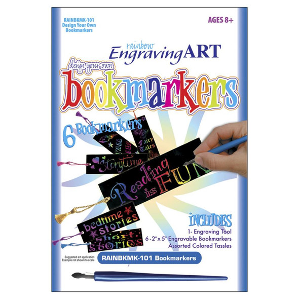 OakridgeStores.com | ROYAL BRUSH - Rainbow Foil Engraving Art Bookmarks (RAINBKMK) 090672172549